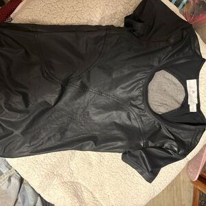 Adidas Black Mesh Detail Top Stella McCartney